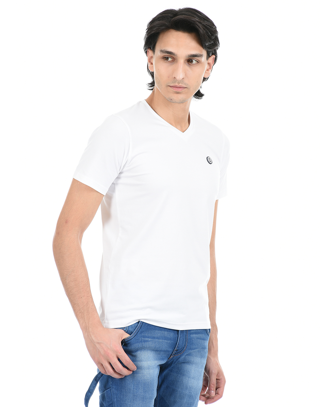 Cloak & Decker by Monte Carlo Men White T-Shirt